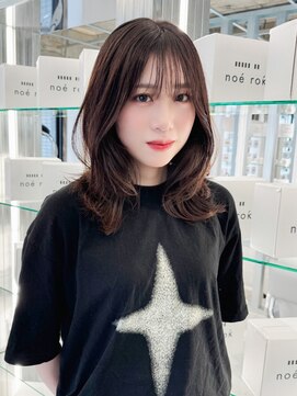 ノエロク 岐阜(noe rok) 顔まわりレイヤースタイル8a