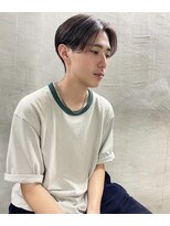 ロイジー(roijir) メンズ×センターパート×ニュアンスパーマ