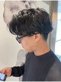 【お客様スタイル】センターパートルーズパーマ