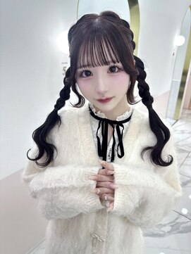 リルミー(Lilme) まる三つ編みツインテール 小顔顔まわり【Lilme】