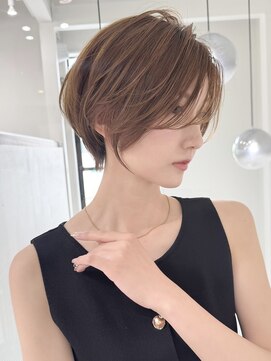 ロンドエニカ 大宮(Lond enika) ミニウルフレイヤーカット顔周り前髪韓国ショートボブ/大宮