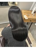 美髪ストレートで扱いやすい髪の毛へ!