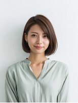 e.m.a プレミアムビューティーサロン 栄駅店(e.m.a PREMIUM BEAUTY SALON)&nbsp;ボブ/イメチェン/外ハネボブ/美髪/ワイドバング/髪型