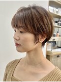 コンパクトショートヘア　大人美人ショート　奈良市　田村梨乃