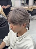 MEN’S HAIR/ブルーブラック/フェザーパーマ/渋谷