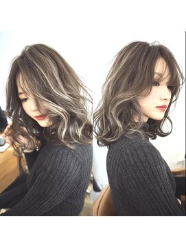 ハーツ(Heart's) ミディアムレイヤー×ハイライトカラー