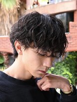 フィフスパーク(fifth PARK)&nbsp;大人色気ツイストスパイラルパーマメンズカットビジネスマン渋谷