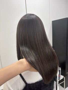 ディジョン 自由ヶ丘(Dijon) 韓国顔まわりレイヤーカットグレージュオリーブベージュブラウン