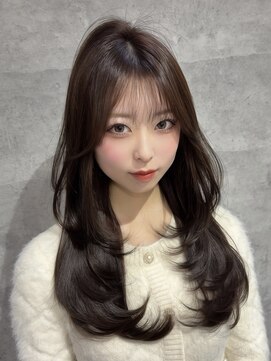 アンダーバーホワイト(_WHITE) 艶髪/ヨンモリレイヤー