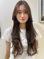 キース ヘアアンドメイク 恵比寿(kith. hair&make)&nbsp;レイヤーカット/顔まわりカット/透明感カーキアッシュ