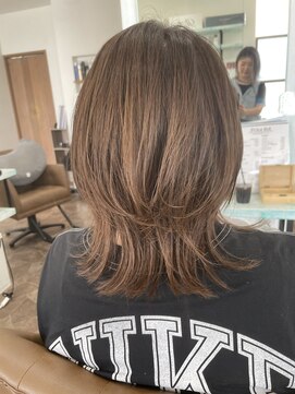 ヘアーディア みどり店(Hair...DiA) レイヤーボブ、グレージュカラー
