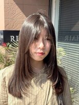 リシェール 北越谷店(RICHAIR)&nbsp;イメチェン/ピンクベージュ/アンブレラカラー/前髪/北越谷