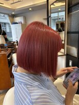 シュヴー 築地(CHEVEUX)&nbsp;【築地】チェリーピンク結べるボブ