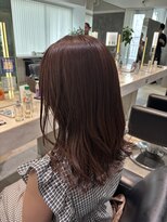 シェリ(Cheri)&nbsp;ダークパープル/ナチュラルショート/夏のヘアアレンジ/横浜