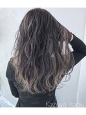 外国人カラー コントラストハイライトMIXグラデーション