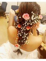 アディクト(ADDICT)&nbsp;ウエディング アンニュイ 編み込みヘア