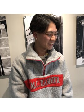 リバレッジ 広尾(Leverage) メンズセンター分けショート