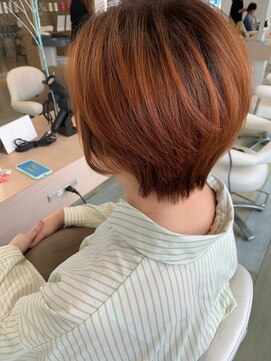 ヘアークラフト アニー 南郷18丁目店(HAIR CRAFT Annie) オレンジショート