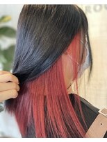 ロッコ 深谷店(ROCCO) #インナーカラー#レッド#カラーバター#カラートリートメント