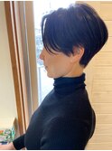 刈り上げ女子/前下がりボブ/美シルエット/ボブカット