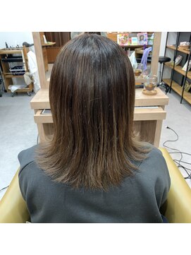 ヘアーサロン ハイプ(HYPE) 【白髪隠し】ハイトーンカラー×ミディアムレイヤー