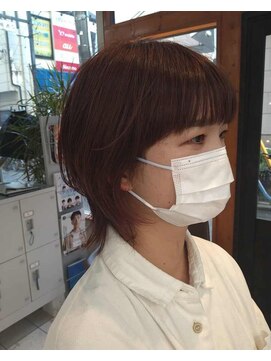 ノノ(nono) ワイドバング×ピンクカラー