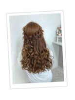 フラワー 元町店(FLOWER)&nbsp;【FLOWER】リボンハーフアップ