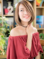 カバーヘア イヴ 戸頭店(COVER HAIR EVE)&nbsp;外国人風ヘルシースタイツ小顔ワンレンボブc5戸頭20代30代40代