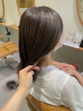 ゴカン(Gokan) シルキーベージュハイライトグレージュカラー/tsukasa