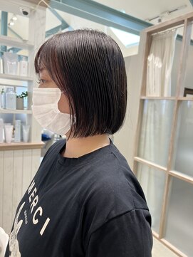 アンソル 戸田店(N'SOL) インナーカラー×ボブ