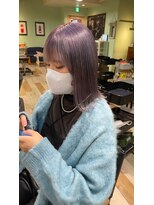 ラべリー 池袋(LOVELEY)&nbsp;ラベンダーベージュ ダブルカラー【池袋】