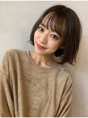 軽めミニボブ