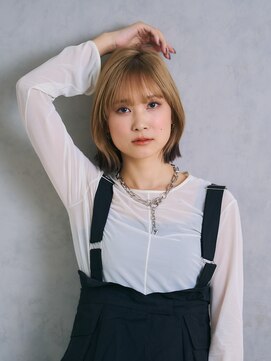 シャル 町田(shalu) エンドカラー×タッセルボブ