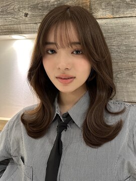 アイヴィ 表参道(IVY) ブリーチなし赤み除去カラーくびれヘア【肥田亜沙美】