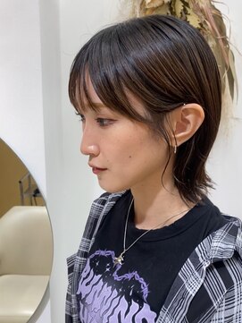 ハナサカヤヘアーサロン(hanasakaya hair salon) 切りっぱなしボブ @ryo_nnnnn_