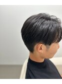 大人ショートxツーブロック