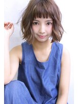 ロゼ 天理(ROSE)&nbsp;【ROSE】くすみベージュ＿オン眉＿ボブ