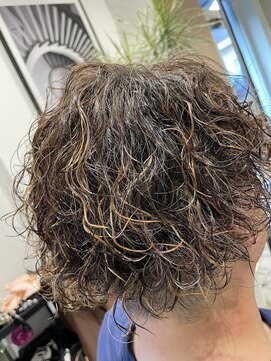 レシェル 桑名店(RECIEL) スパイラルパーマ×ハイライトカラー