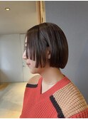 ぱつっとミニボブ