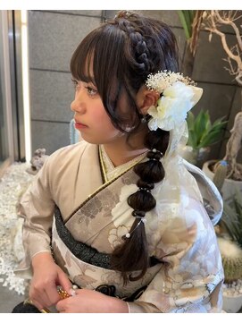 ゼストプラス(ZEST plus) 【サイド編みおろし】ヘアアレンジ♪