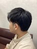【中学生限定】カット（極上シェービング付・無料）