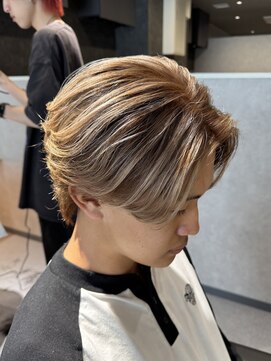 エデアンルクラ 下通(EDEAN Leclat) 熊本メンズカラー バレイヤージュ 外国人風カラー MEN'S HAIR