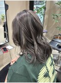 グレージュハイライト