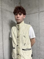 アンドピース and peace ワインレッドパーマ