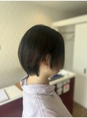 伸ばしかけハンサムショート