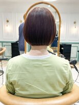 ロンド エメ 柏(Lond aimer)&nbsp;柏ショートショートボブショートカットくびれ丸みボブハイライト