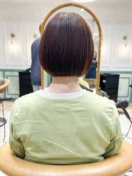 ロンド エメ 柏(Lond aimer) 柏ショートショートボブショートカットくびれ丸みボブハイライト