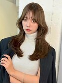 レイヤーミディ_ミニウルフチェリーブラウンホワイトグレージュ