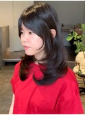 簡単再現20代30代おすすめワンカールレイヤー×顔まわりカット