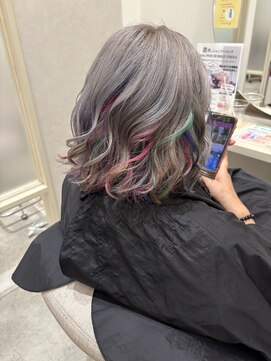 アストレアバイイーリス(ASTRAEA by Iris) シルバーグレージュ×ミックスハイライト